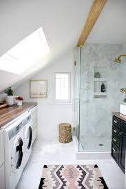 Laundry Combined With Master Bathroom Master Bathroom Reveal One Room Challenge Spring 2017 Week Laundry Room Bathroom Updating House Laundry In Bathroom