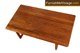 Sitting in the family area or waiting room broke to perform. Refinished Danish Solid Teak Coffee Table By Tarm Stole