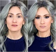 Colors like rose, peach and soft pinks will add warmth to your face. How To Make Brown Eyes Pop Blue Orange Eyeshadow Video Brown Eyes Pop Grey Hair And Makeup Brown Hair Brown Eyes