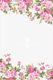 Pink Roses Border Pink Hand Painted Rose Png And Psd Flower Frame Flower Border Hand Painted