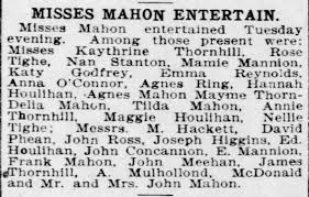 possible mahon family lead