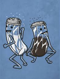 Shake The Salt And Pepper Graphic Arts Illustration Art Drawings