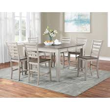 Steve silver dining room sets. Dining Room Dining Room Sets Abacus Cu500 7 Pc Counter Height Dining Set At Craig S Furniture