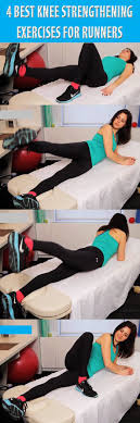 4 Knee Strengthening Exercises For Runners Knee Strengthening Exercises How To Strengthen Knees Runners Workout