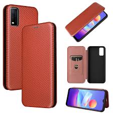 For vivo Y3s 2021 Carbon Fiber Texture ...