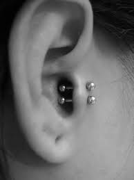 25 Cool Ideas For Tragus Piercings Piercingeasily Com Cool Piercings Ear Piercings Double Tragus Piercing
