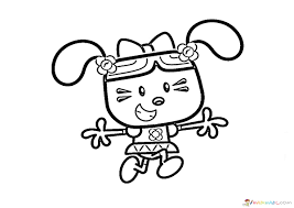 Family fun playtime speed coloring doc macstuffins, my littl. Wow Wow Wubbzy Coloring Pages Print For Free