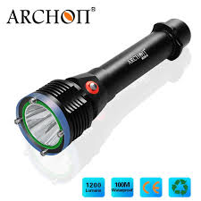 Diving Flashlight Archon D22 Ii Xm L2 U2 Led Max 1200lm Dive Light 100 Meters Underwater Diving Torch Flashlight Led Flashlight Led