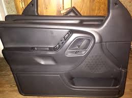 1999 2004 Jeep Grand Cherokee Complete Door Panel Set Of 4 Dark Gray Agate Oem