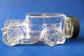 Vintage Car Figural Clear Glass Candy Container 5 X 1 75 In Glass Candy Candy Containers Glass