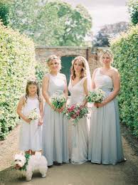 Scampston Hall Outdoor Ceremony With Bespoke Jane Elmer Gown Vera Wang Grey Bridesmaid Dresses Blue Bridesmaid Dresses Short Bridesmaid Grey Bridesmaids