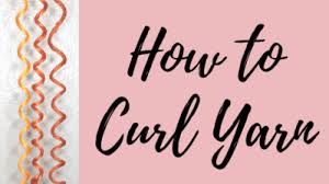 Cana hair style using wool to weave : How To Curl Yarn The Crochet Queen Designs