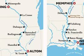 Mississippi River Cruise Map Cruise Critic