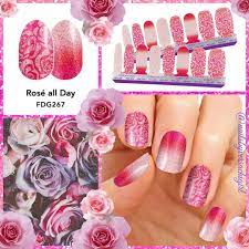 Rose All Day Is The Epitome Of Fierce And Fabulous I Love Roses In All Shades Especially Glitter Nailsversa Color Street Nails Color Street Nail Polish