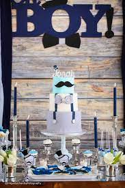 Mustaches Little Man Baby Shower Party Ideas Photo 26 Of 63 Boy Baby Shower Themes Baby Shower Decorations Mustache Baby Shower