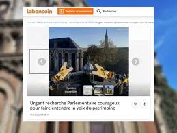 Dépôt gratuit d'emploi pour les tpe. Une Annonce Sur Leboncoin Recherche Parlementaire Courageux Pour Defendre La Patrimoine Lille Actu