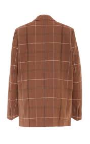 Update Your Fall Tailoring With Acne Studios Single Breasted Blazer It S Woven From A Checked Mid Weight Wool Blen Wool Blend Milan Fashion Weeks Acne Studios