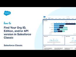 Have a look at the pod identifier. Find Your Org Id Edition And Or Api Version In Salesforce Classic Youtube