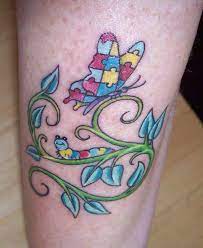 Tattoos can last several days depending on placement and care. 33 Autism Puzzle Tattoo