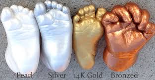 Baby Hand And Foot Casting Luna Bean Plaster Kit Casting Keepsakes