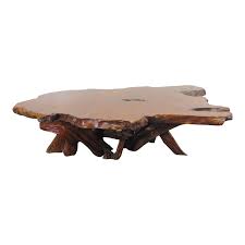 Coffee tables are the perfect accent piece for a living room. Mid Century Live Edge Slab Walnut Coffee Table Chairish