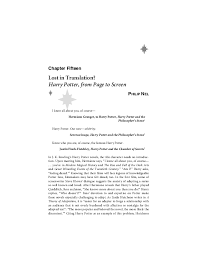 We did not find results for: Pdf Lost In Translation Harry Potter From Page To Screen Philip Nel Academia Edu