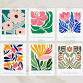 Matisse Style Floral Acrylic on Canvas