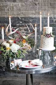 Victorian Revisited Wedding Ideas 28 Ruffled Antler Wedding Decor Antler Wedding Winter Wedding Cake
