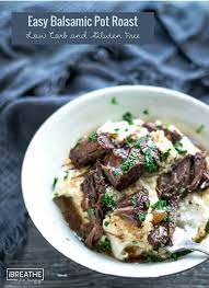 Easy Keto Balsamic Beef Pot Roast Low Carb Recipe Low Carb Instant Pot Recipes Balsamic Pot Roast Beef Pot Roast
