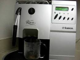 Saeco royal one touch cappuccino automatic espresso coffee machine in black. Saeco Royal Exclusive In Action Youtube