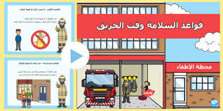 بوربوينت حول قواعد السلامة أثناء الحريق