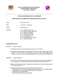 6/1976 (panduan untuk menjaga kesihatan murid kebersihan kantin sekolah) 8.3. Minit Tender Kantin S3k 2020