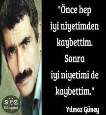Eğer bu sayfada herhangi bir yılmaz güney alıntısında hata olduğunu düşünüyorsanız, çekinmeden bizimle irtiabata geçiniz. Yilmaz Guney Sozleri Soz Dunyasi