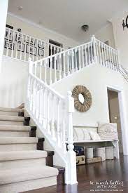 Canadian Bloggers Home Tour So Much Better With Age White Stairs Stair Decor Home