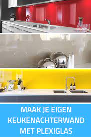 pin op keuken achterwand ideeen met kunststof plaat