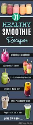 31 Healthy Smoothie Recipes Smoothie Recipes Healthy Smoothie Recipes Healthy Breakfast Smoothie Recipes