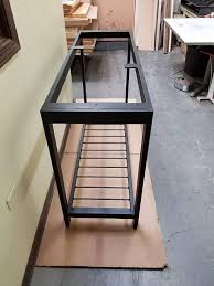 Ilot De Cuisine Base De Tubes En Metal Etsy Table