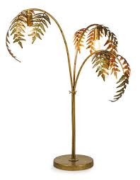 Antique Gold Palm Leaf Table Lamp Hanaley Interiors Gold Table Lamp Leaf Table Tree Floor Lamp
