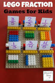 Use bingo for teaching division as fractions. Lego Fraction Games For Kids