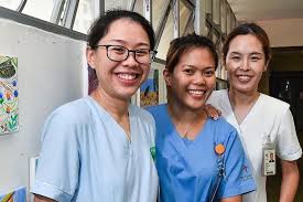 Coast guard male officer service dress blue uniform (sdb). Nurses Go Extra Mile For Patients In Their Final Lap Latest Singapore News The New Paper