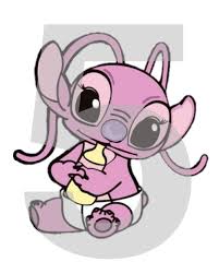 Baby Angel baby Stitch digital para download - Etsy Portugal