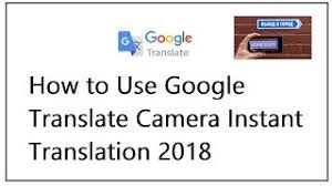 This futuristic feature to translate your iphone camera. How To Use Google Translate Camera Instant Translation 2018 Youtube