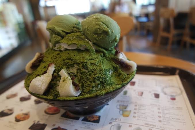 Nokcha Bingsu
