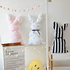 cotton kids pillow for feeding rabbit baby room wall decoration bebek karyolasi bebek yatagi bebek