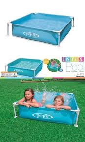 Inflatable And Kid Pools 116407 Intex Mini Frame Pool Blue 57173dep Buy It Now Only 41 95 On Ebay Inflatable Pools Intex Kid Pool Intex Mini Frames