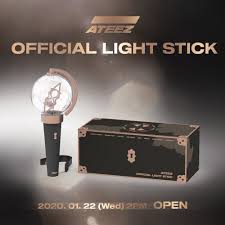 The physical album comes in two versions: Ateez Drop A Preview Of Their Official Fan Light Stick Allkpop