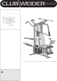 Weider Home Gym Wesy49200 User Guide Manualsonline Com