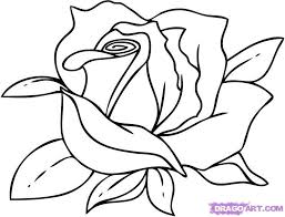 Step 6 Cartoon Rose Cartoon Flowers Flower Sketches