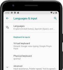 change the language on Icemobile Crystal