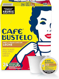 Amazon.com: Café Bustelo Sweet & Creamy Café con Leche Coffee Drink, 24  Keurig K-Cup Pods : Grocery & Gourmet Food
